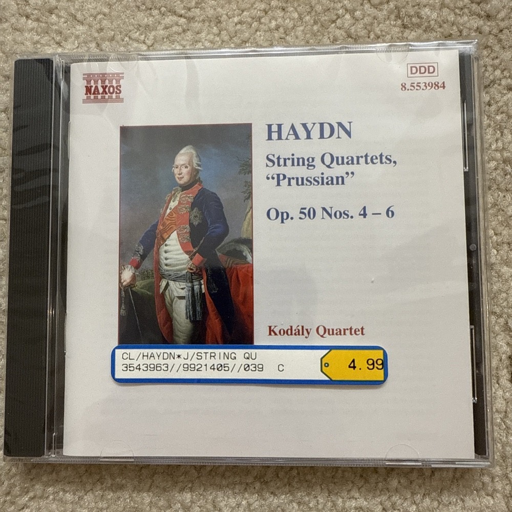 Haydn / Kodaly Quartet - String Quartets Op. 50, Nos. 4-6 - NM - NEW!!!